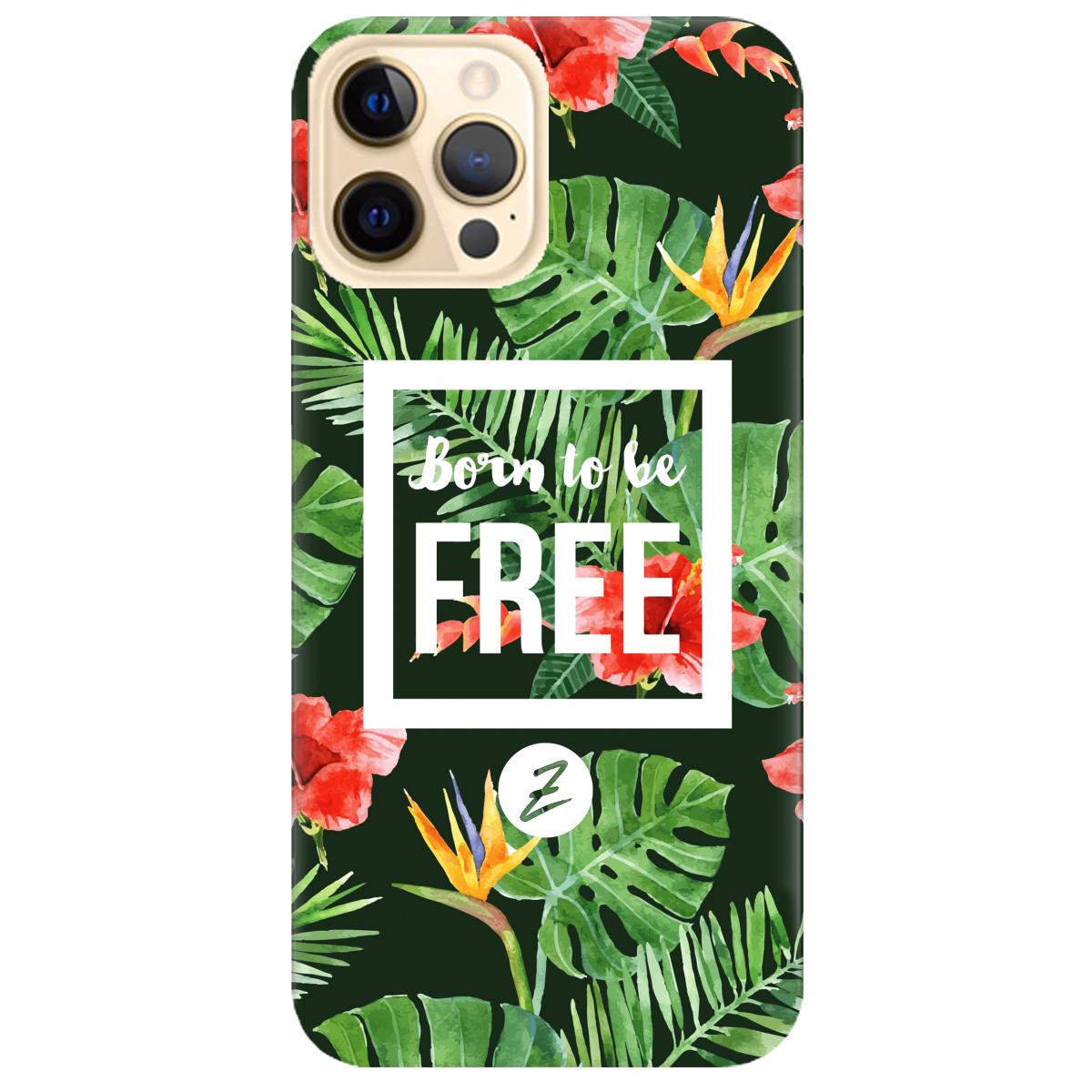 Силиконовый чехол Zorrov для Apple iPhone 12 Pro Max - Born to be free (14060040034088048)