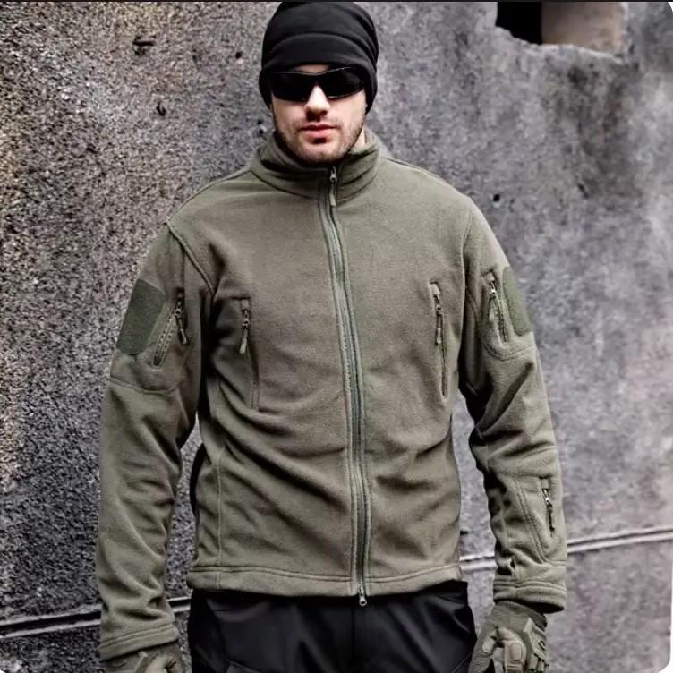 Куртка флісова Solve для активного відпочинку L Оливковий (KT6000431) - фото 1 Куртка флісова Solve для активного відпочинку L Оливковий (KT6000431) - фото 1