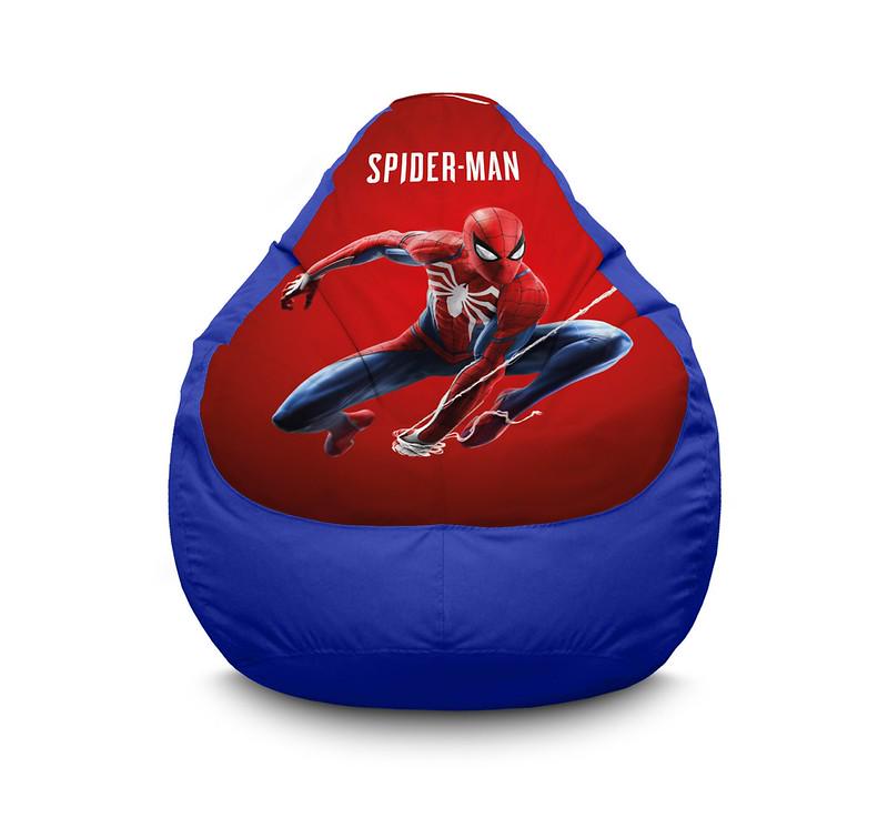 Кресло мешок iPuff Spider-Man Game Оксфорд XXXL 100х135 см Синий