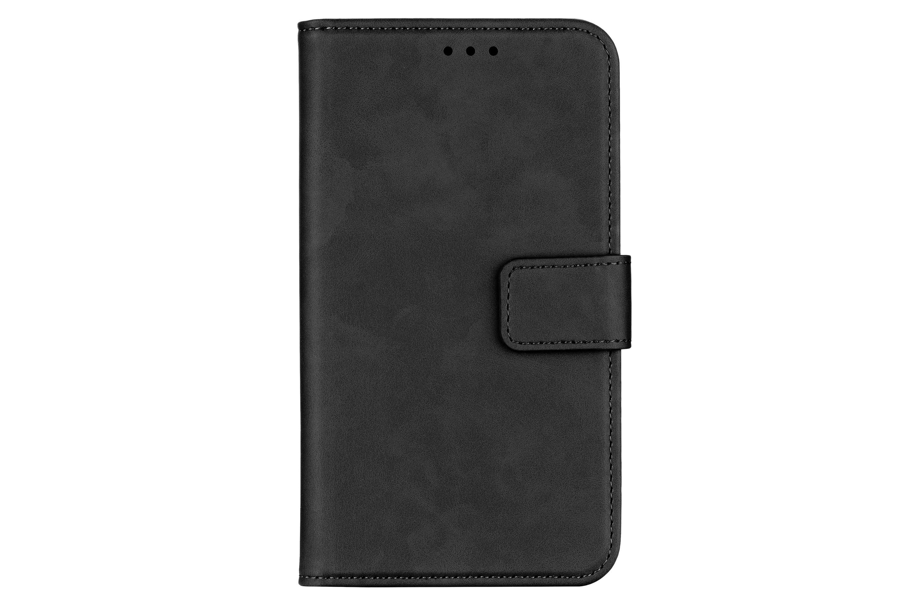 Чехол-книжка для телефона 2E SILK TOUCH для телефонов 5.5-6" Smoky black (2E-UNI-5.5-6-HDST-SBK) - фото 1