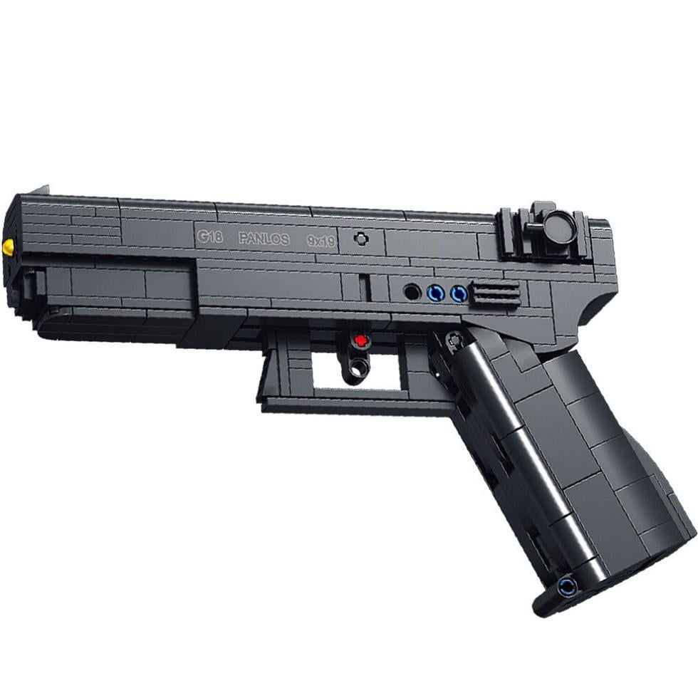 Конструктор детский Glock 18 Автоматический пистолет 336 дет. (28443637)