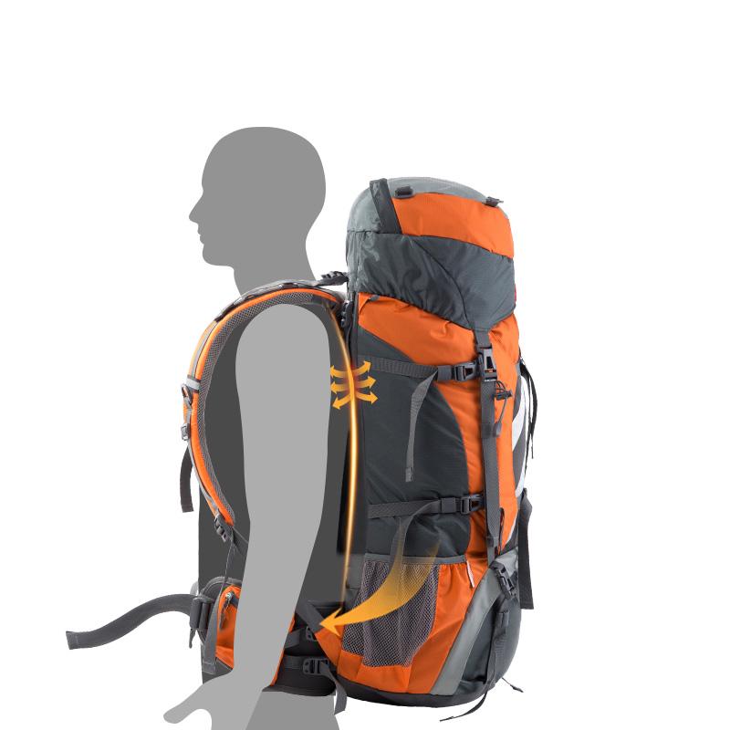 Рюкзак туристичний Naturehike NH70B070-B 75 л Блакитний - фото 12