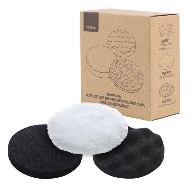 Комплект змінних насадок BASEUS CRDLQ-B01 для полірувальної машинки