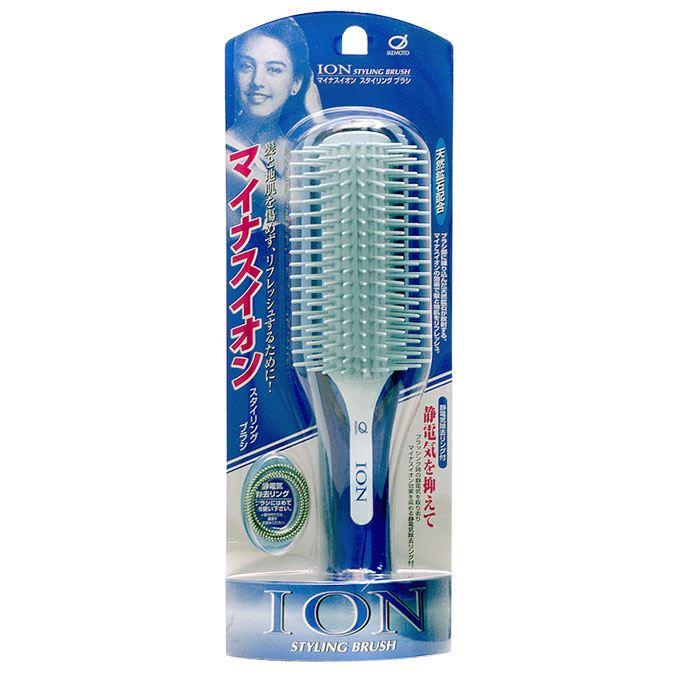 Щетка с отрицательными ионами и турмалином IKEMOTO Negative Ion Styling Brush японская (2842038213)