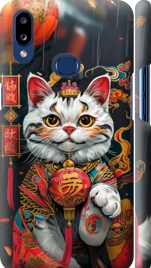 Чехол на Samsung Galaxy A10s A107F China Cat v2 (6135m-1776-42517)