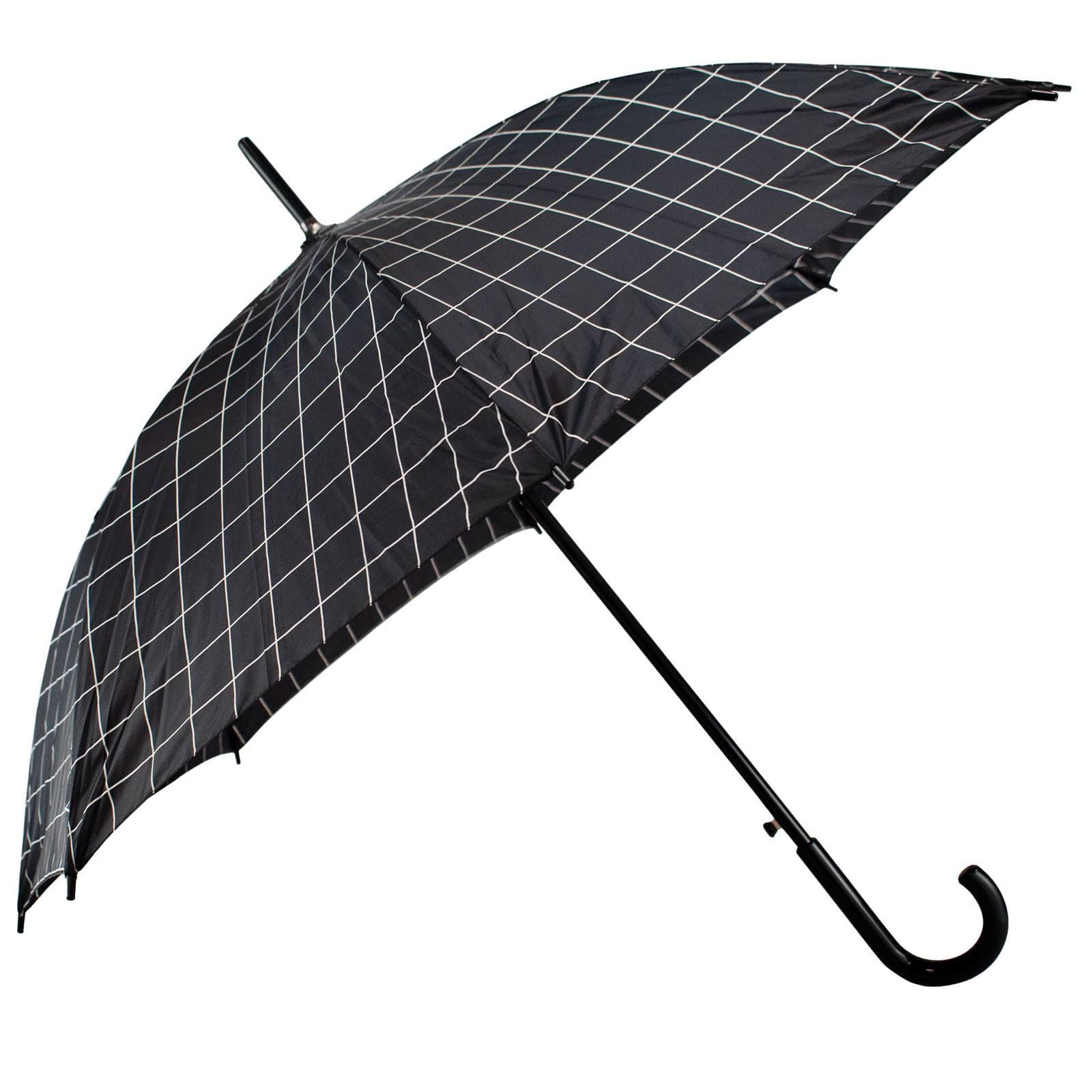 Зонтик Semi Line Grid Black (L2037-5)
