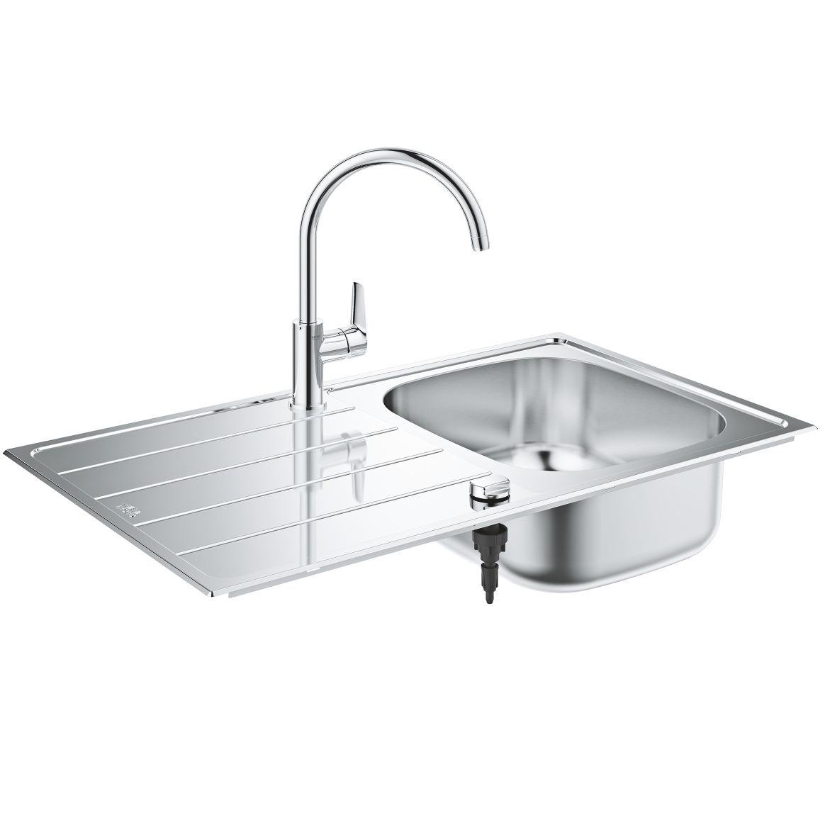 Мойка кухонная Grohe 31562SD1 прямоугольная из нержавеющей стали 860x500 мм (132566)