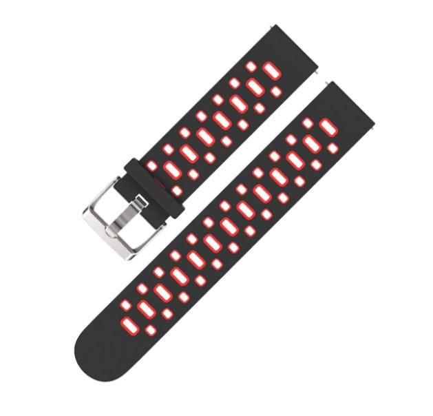 Спортивный ремешок Primo Perfor Classic для часов Samsung Gear S2 Classic SM-R372/R735 Black/Red (968232639)