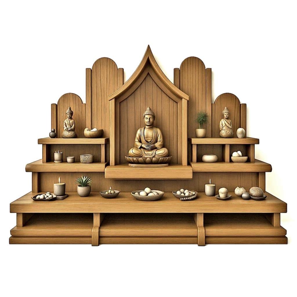 Алтарь для медитации из дерева Ситанумия Сиена (ЛАТ-004705)