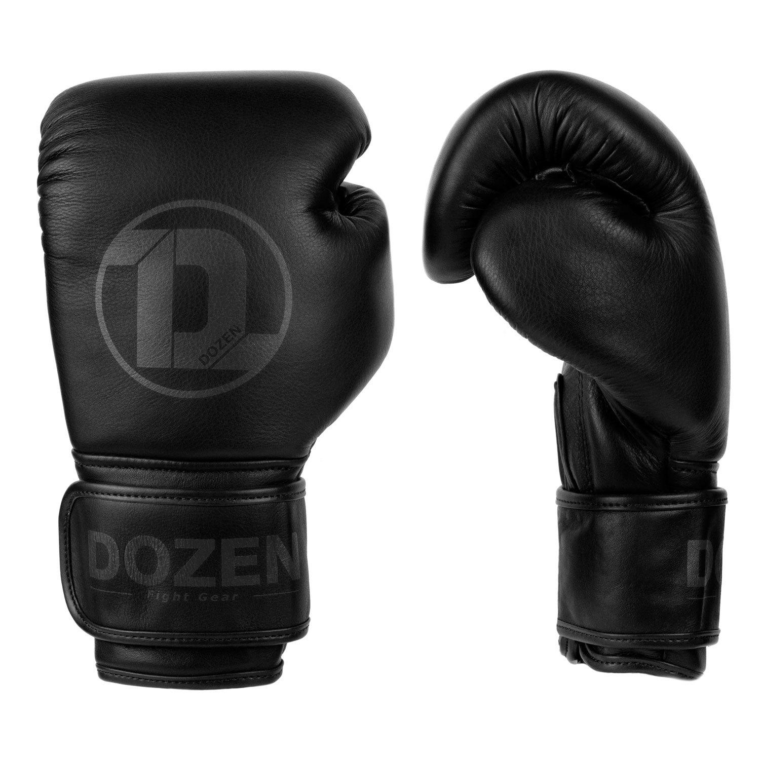 Боксерские перчатки Dozen Monochrome Training Boxing Gloves 14 ун. Черный - фото 2 Боксерские перчатки Dozen Monochrome Training Boxing Gloves 14 ун. Черный - фото 2