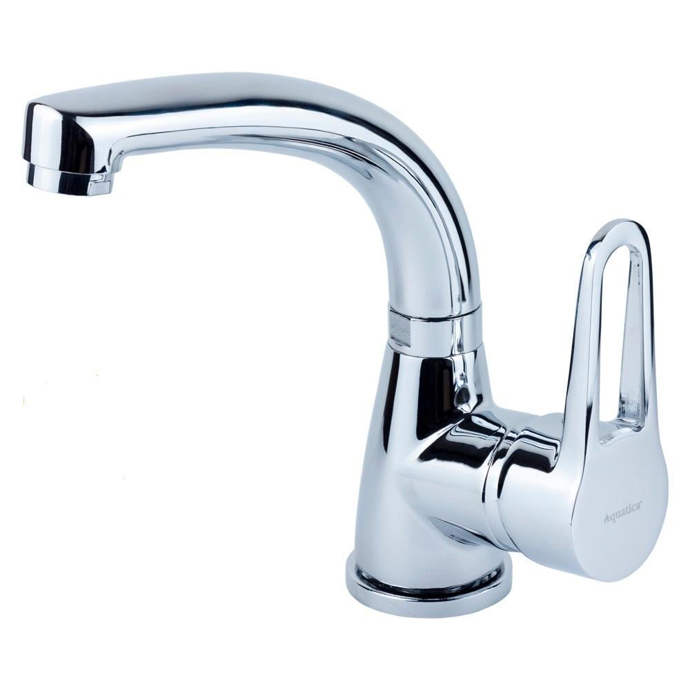Змішувач для умивальника AQUATICA HL-1A230C 9734000 одноважільний Хром (222636)