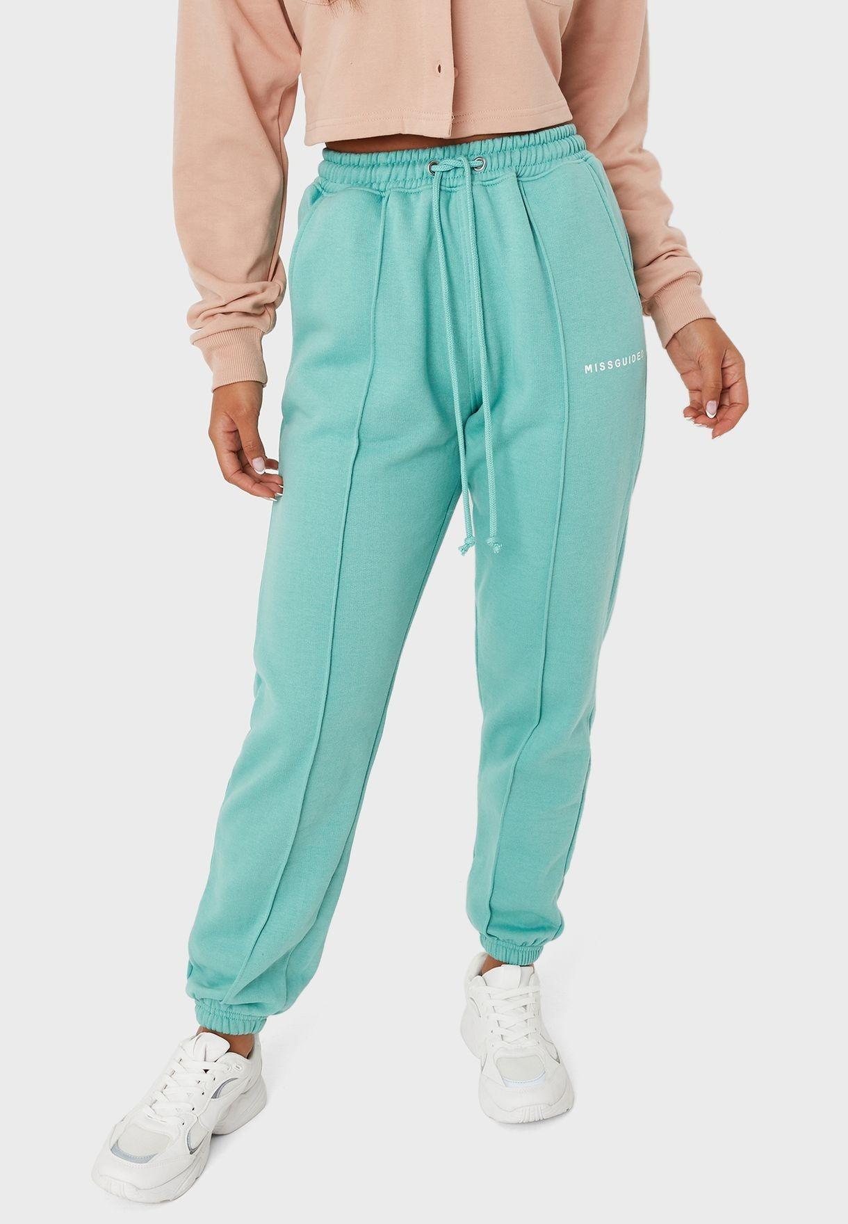 Спортивные штаны Missguided R9347197 р. 36 Зеленый