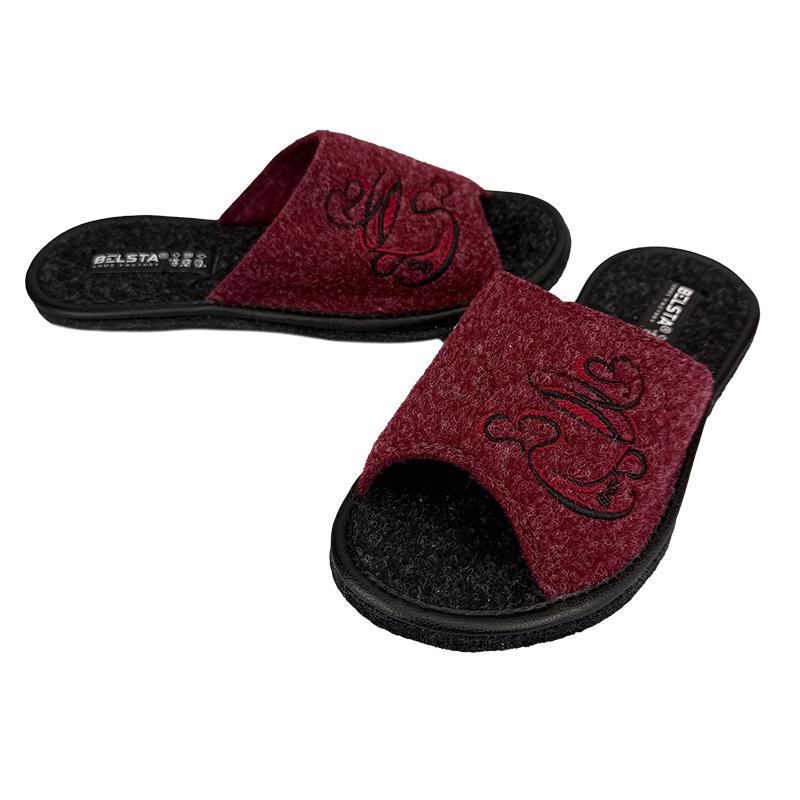 Тапочки комнатные женские войлок 1088-3 p. 41 26,5 см Черный - фото 2 Тапочки комнатные женские войлок 1088-3 p. 41 26,5 см Черный - фото 2