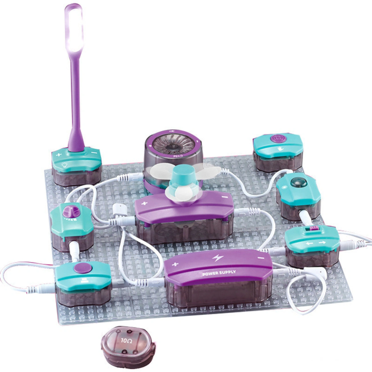 Набор электронный образовательный с подсветкой и звуковыми эффектами 25 дет. (29356759)