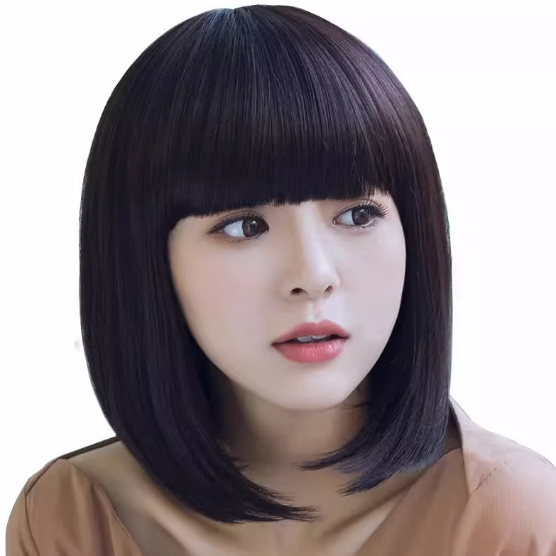 Парик каре с прямой челкой Черный (55-149-1490-Ч) Парик каре с прямой челкой Черный (55-149-1490-Ч)