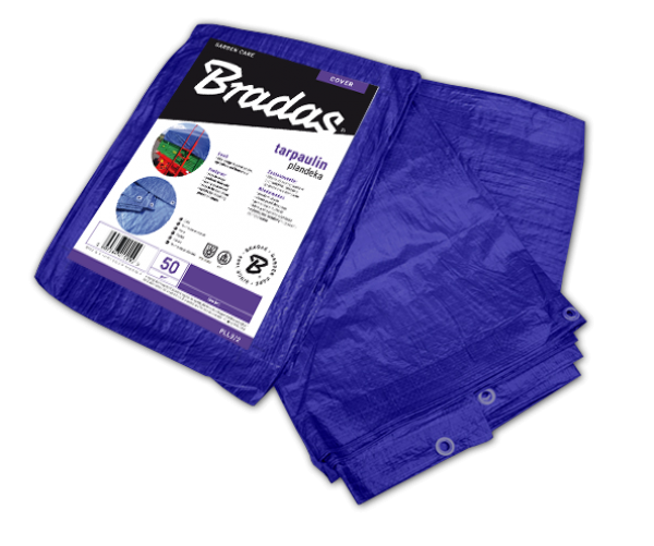 Тент Bradas Standart 3х5 м 50 г/м² Синий (22024)