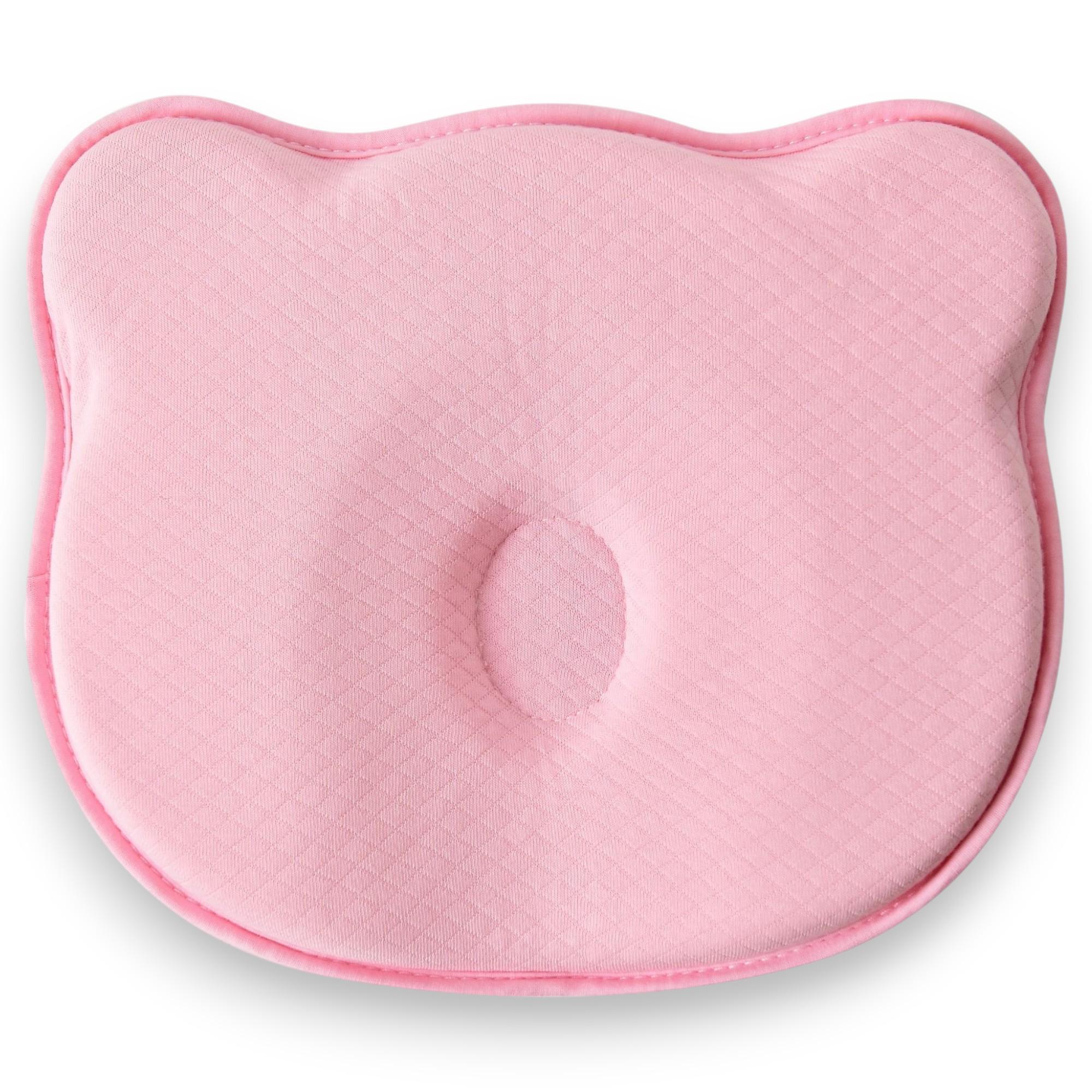 Подушка ортопедическая детская BabyComfort Papaella Мишка 27x22x3 см с эффектом памяти Розовый (8-35862*001)