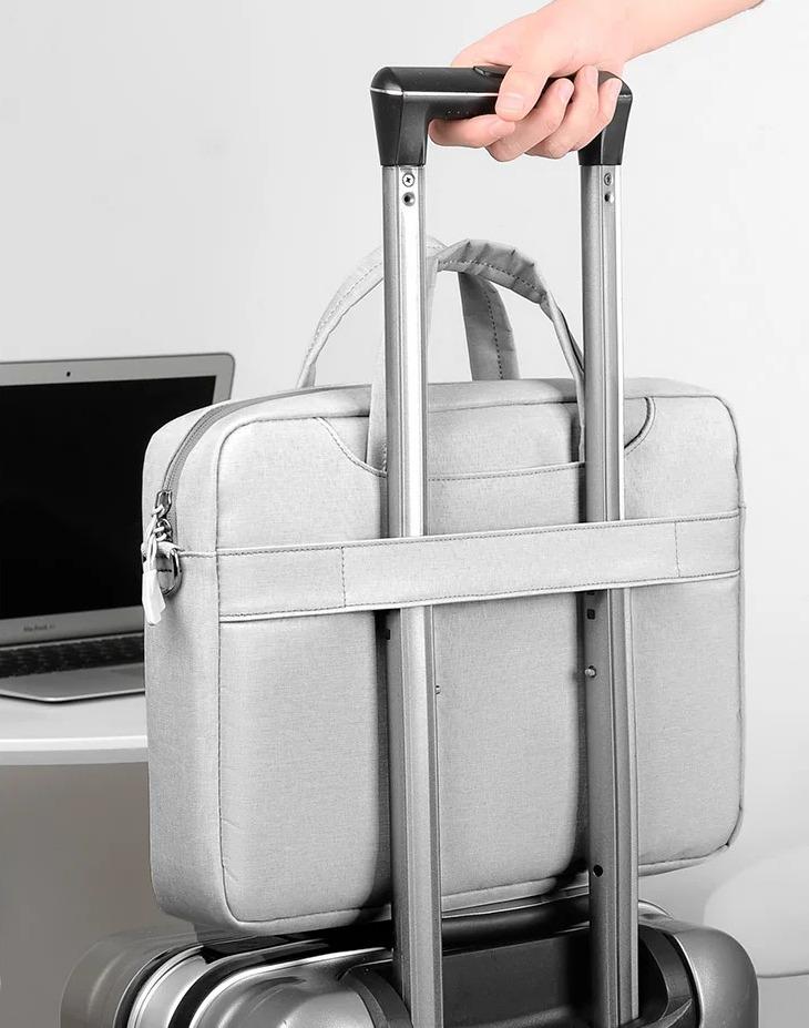 Сумка для ноутбука 17-17,3" протиударна велика Сіра (IBN048S) - фото 3