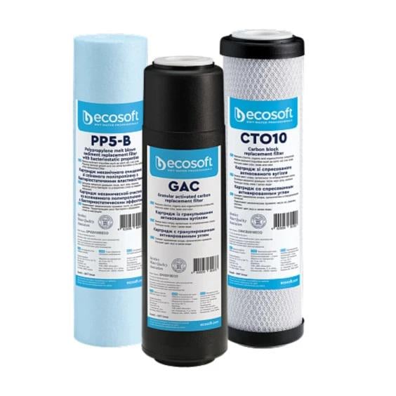 Комплект картриджей Ecosoft 1-2-3 для фильтров обратного осмоса (CHV3ECO) - фото 3