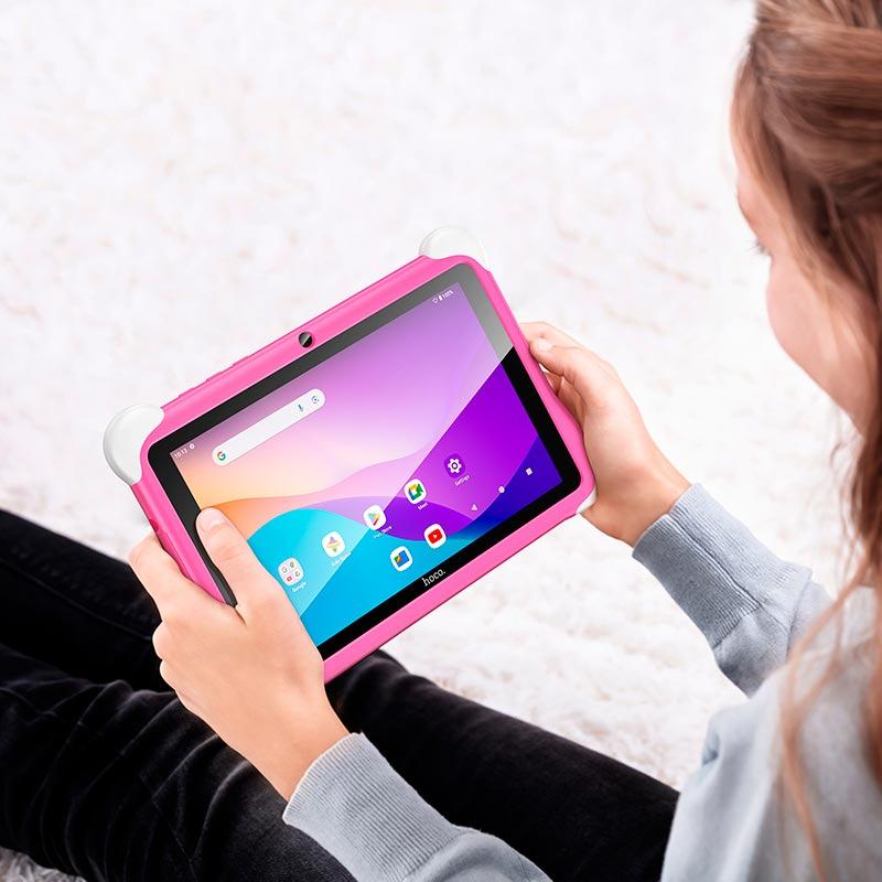 Планшет дитячий Hoco 8" children Tablet PC HI10 3/32 ГБ Рожевий - фото 3