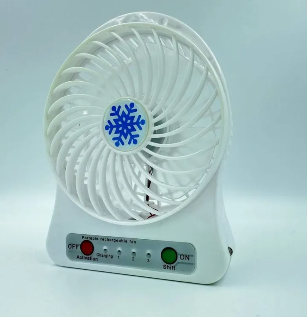Вентилятор настільний USB Mini Fan Air Білий (14424357) - фото 2 Вентилятор настільний USB Mini Fan Air Білий (14424357) - фото 2