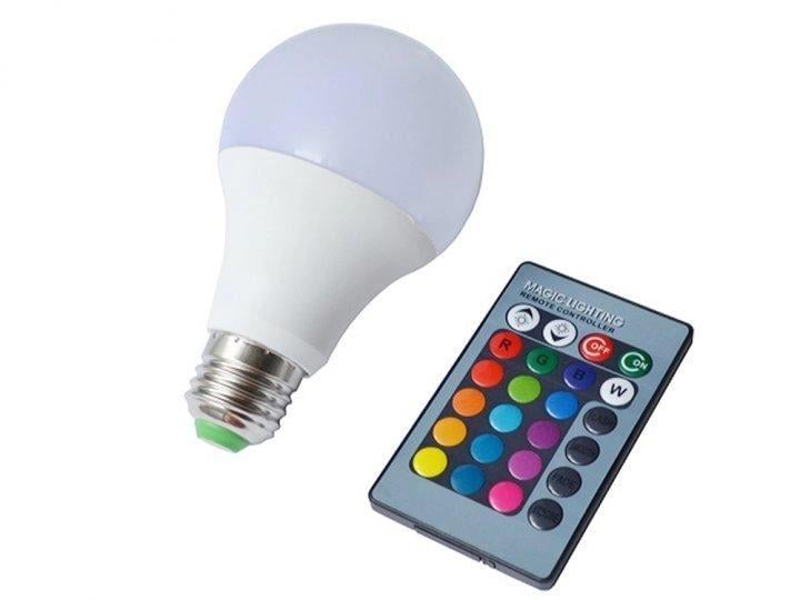 Світлодіодна лампа Anslut Standard Bulb MAG-719 RGB з пультом (2134436600)