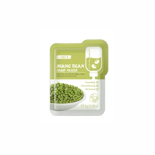 Маска глиняна для обличчя Laikou Mung Bean Mud Mask 5 мл (27302240) Маска глиняна для обличчя Laikou Mung Bean Mud Mask 5 мл (27302240)