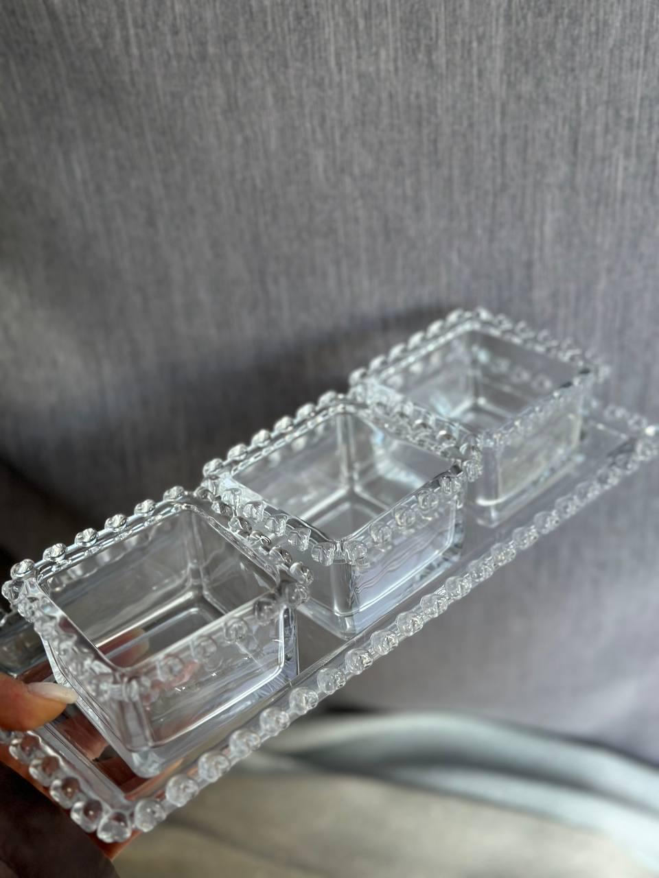 Набор соусниц Olens Прозрачное Сердце на подставке 125 мл 30х12,5х2,5 см 4 пр. Прозрачный (01-025) - фото 4 Набор соусниц Olens Прозрачное Сердце на подставке 125 мл 30х12,5х2,5 см 4 пр. Прозрачный (01-025) - фото 4