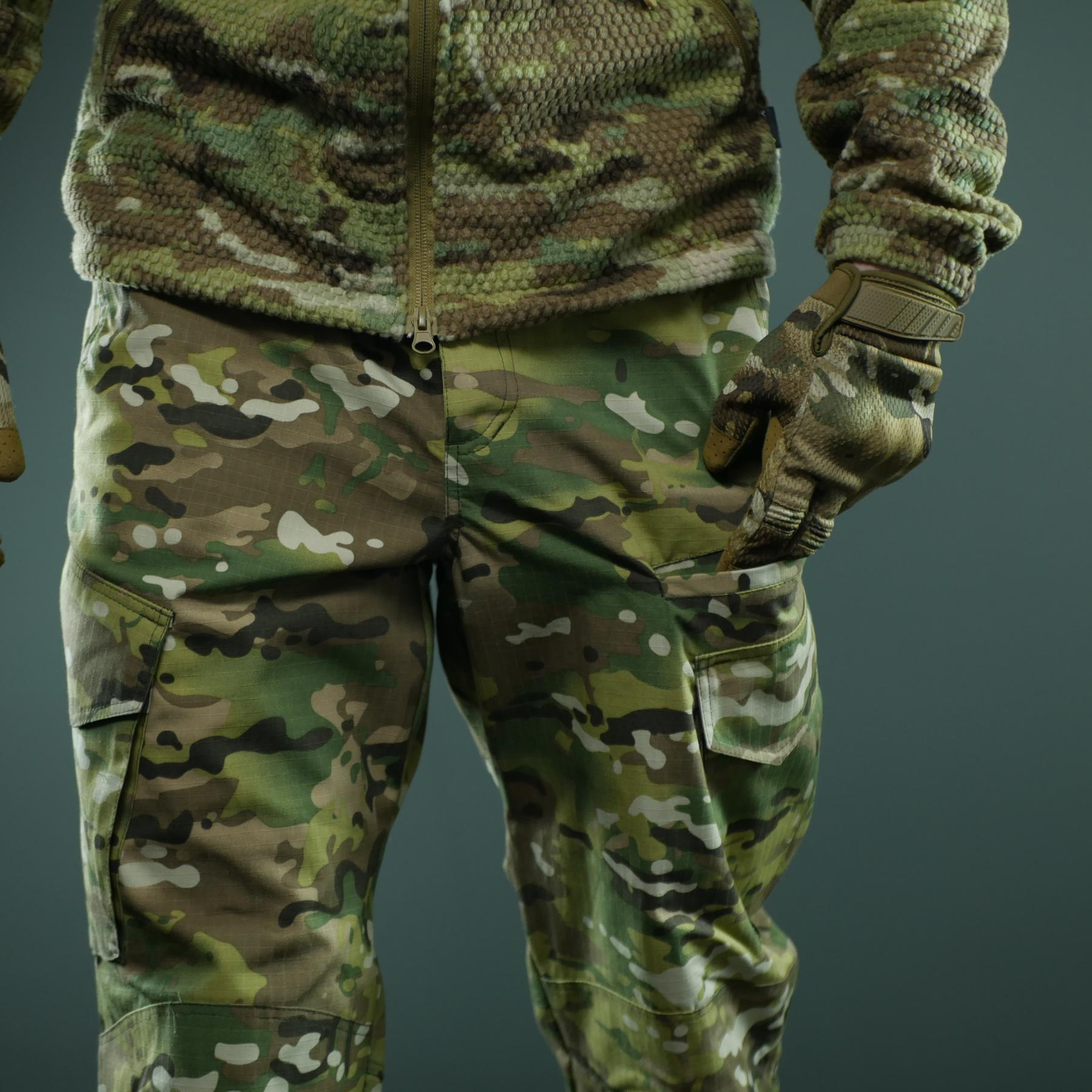 Брюки военные Reinforced с функциональными карманами р. 34/32 Мультикам (24158279) - фото 9