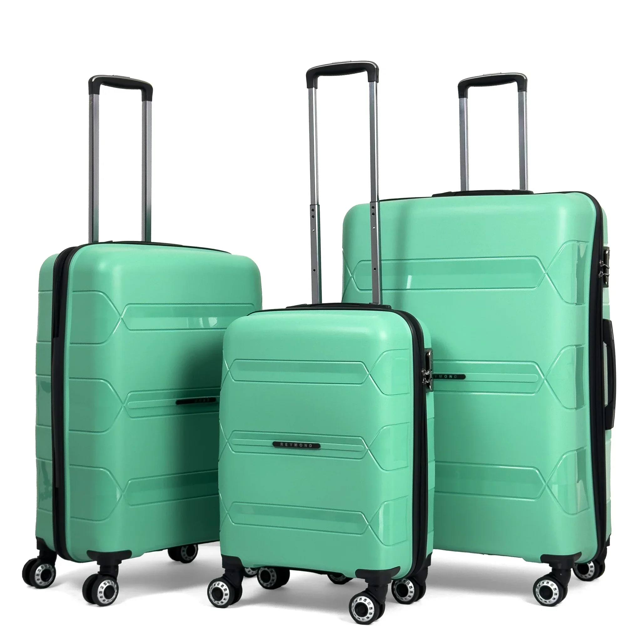 Чемодан Reymond PP008-М полипропилен с расширением на 4-х двойных колесах М 70/10 л - фото 3 Чемодан Reymond PP008-М полипропилен с расширением на 4-х двойных колесах М 70/10 л - фото 3