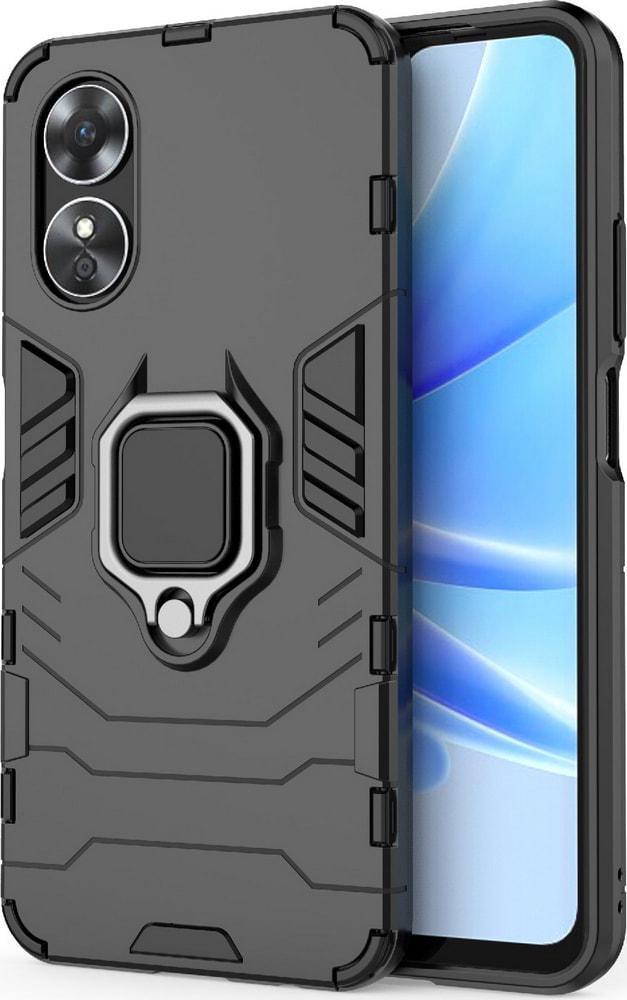 Противоударный чехол OPPO A17 (подставка кольцо) Black (30752-2B) Противоударный чехол OPPO A17 (подставка кольцо) Black (30752-2B)