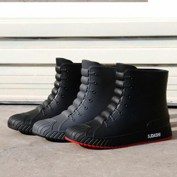 Полусапоги мужские M00028-13 ПВХ с неопреновым носком р. 42 Черный - фото 5 Полусапоги мужские M00028-13 ПВХ с неопреновым носком р. 42 Черный - фото 5