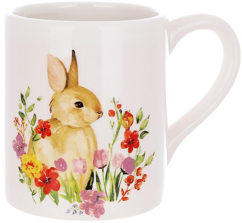Чашка керамическая кролики 430 мл