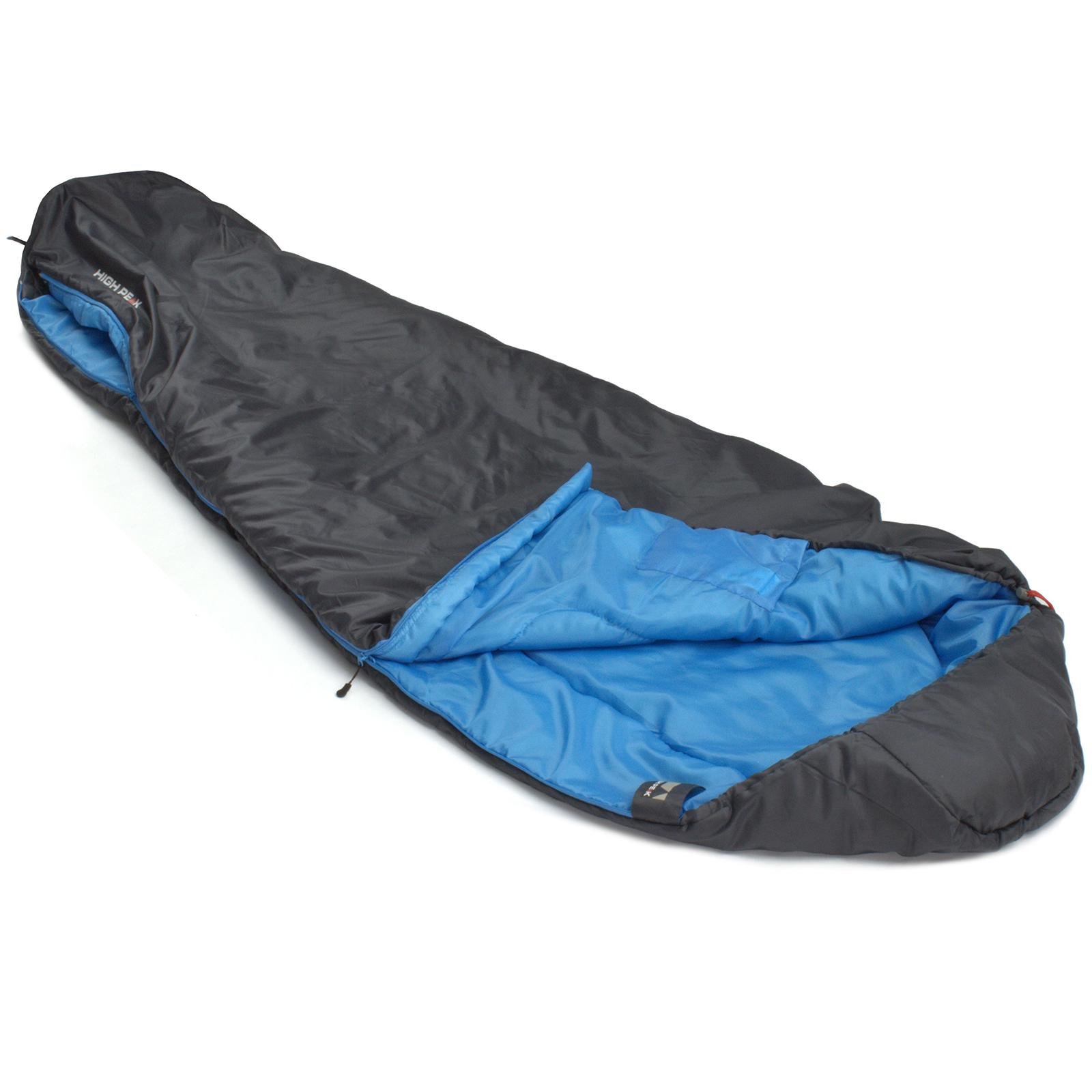 Спальний мішок High Peak Lite Pak Left 1200/+5°C Anthra/Blue (23277)