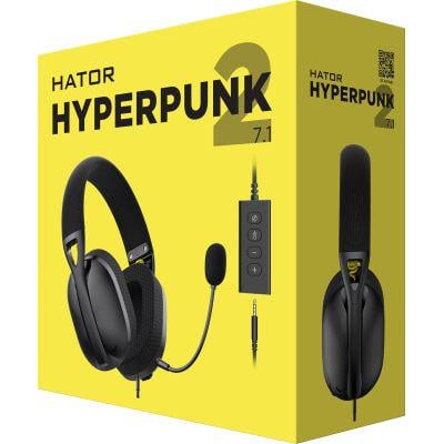 Наушники Hator Hyperpunk 2 USB 7.1 Black (HTA-845) - фото 6