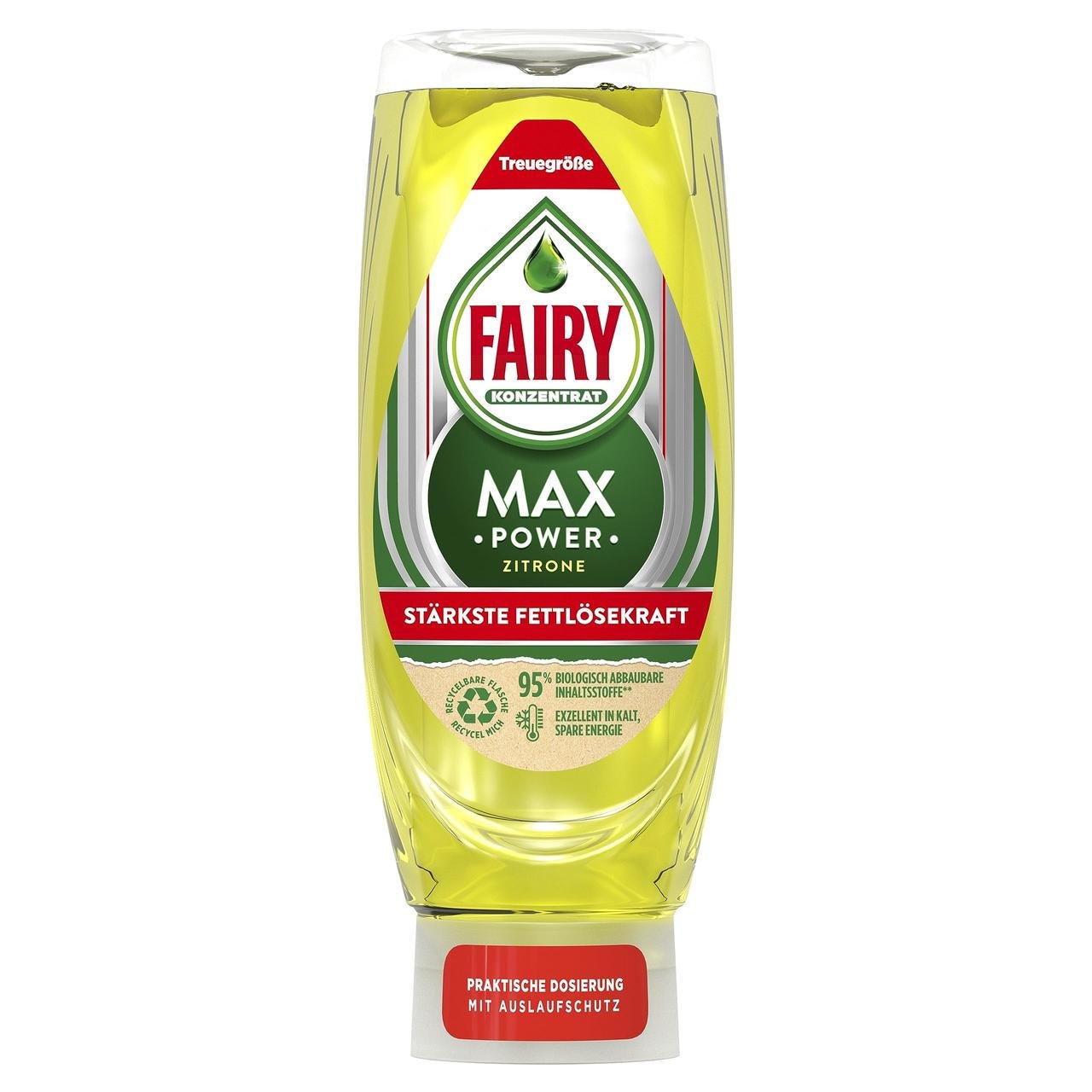 Средство для мытья посуды Fairy Max Power Lemon 545 мл