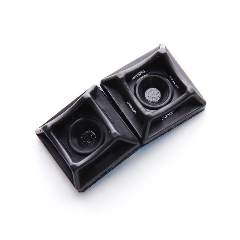 Площадка универсальная Apro 20х20 с отверстием для стяжки шириной до 5 мм 50 шт. Черный (PH-2020BC)