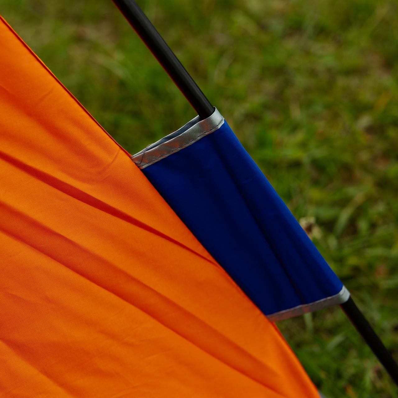 Палатка автоматическая на 2 человек 200x150x110 см Оранжевый (4688) - фото 16