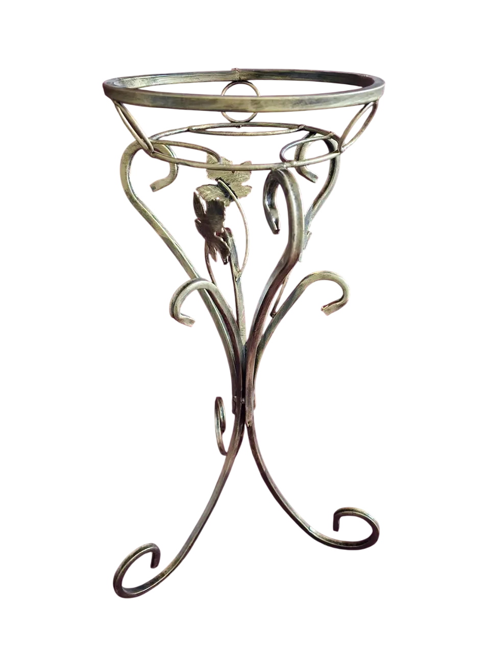 Подставка для цветов Хатинка Тюльпан в винтажном стиле кованая для 1 вазона 67х40 см (CNT00011731)