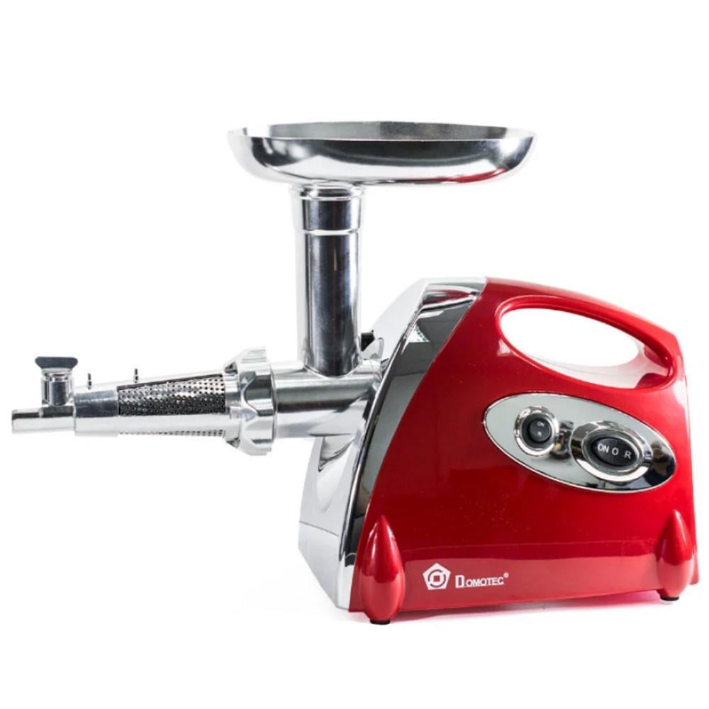 М'ясорубка Domotec MS-2019 2800W із соковижималкою Червоний
