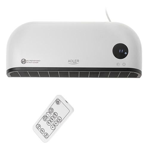 Тепловентилятор навісний Adler AD 7751 2000 Вт Білий (28868808)