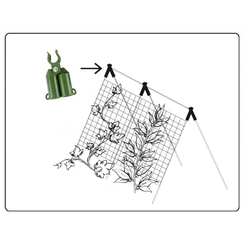З'єднувач регульований для садових опор егловий Bradas 16 мм 4 шт. - фото 2 З'єднувач регульований для садових опор егловий Bradas 16 мм 4 шт. - фото 2