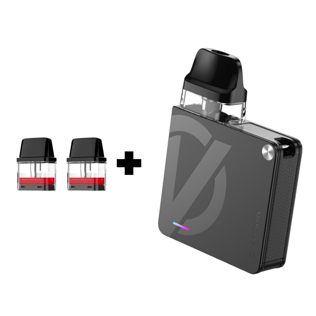 POD-система Vaporesso XROS 3 Nano Pod Kit многоразовая 1000 mAh 2 мл 2 картриджа в комплекте Black (96d73520) - фото 9