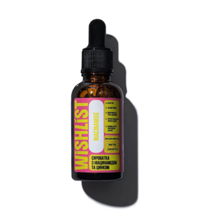 Сироватка Wishlist Niacinamide Serum з ніациамідом та цинком 30 мл (WL-01-656)