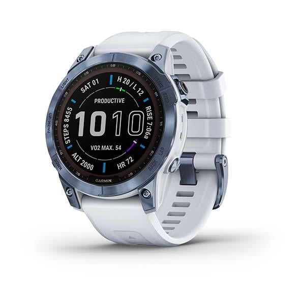 Смарт-часы Garmin Fenix 7 Sapphire Solar DLC с ремешком (010-02540-25) - фото 1