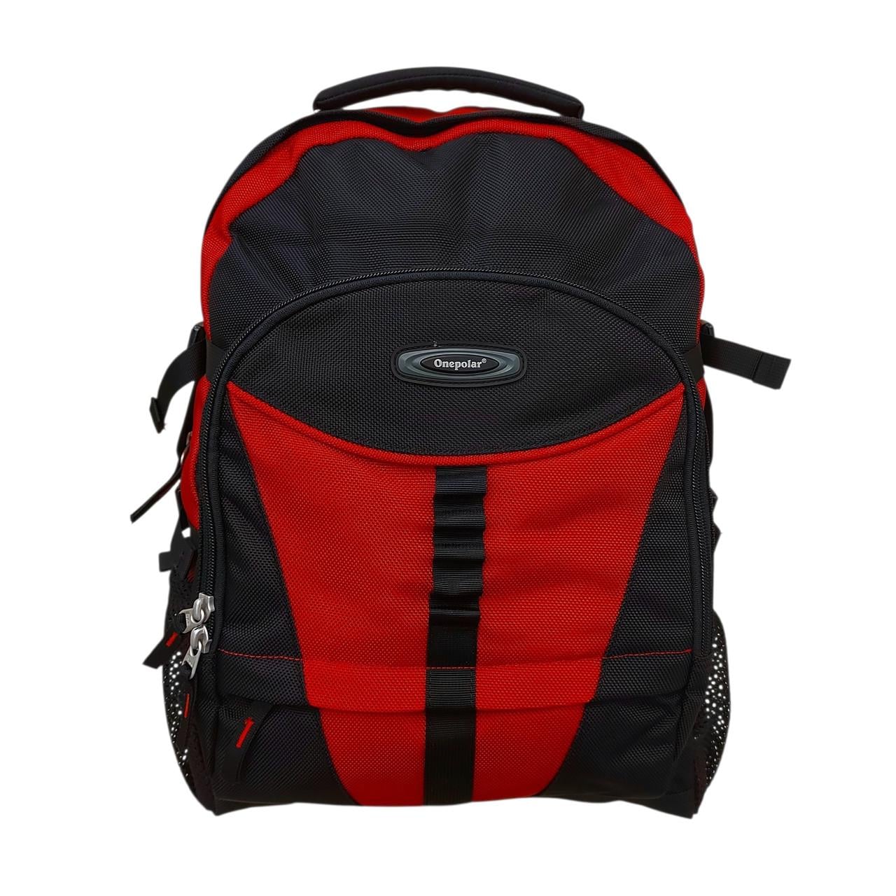 Рюкзак городской Onepolar G939 для ноутбука с дождевиком 15,4″ Красный (939 red эп)