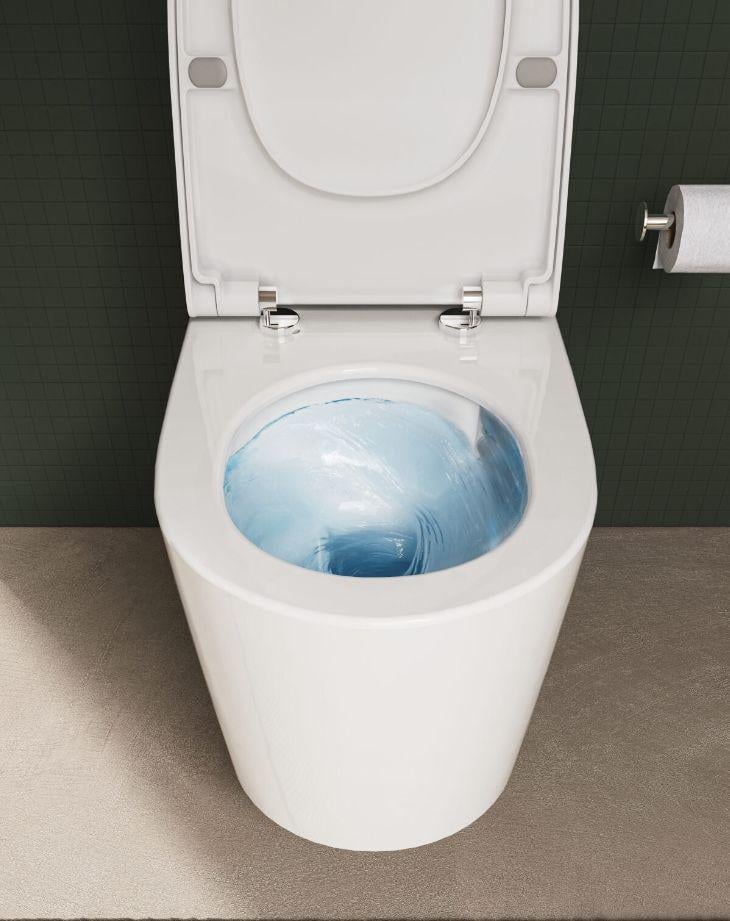 Унитаз подвесной VitrA Nest QuaFlush с сиденьем Soft Close (88-7870B403-7205) - фото 7