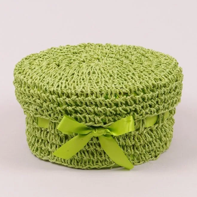 Шкатулка вязаная Flora Зеленый (38155)
