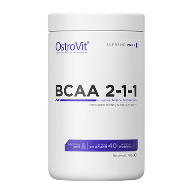 Аминокислоты OstroVit BCAA 2-1-1 400 г Без вкуса (09424-01)