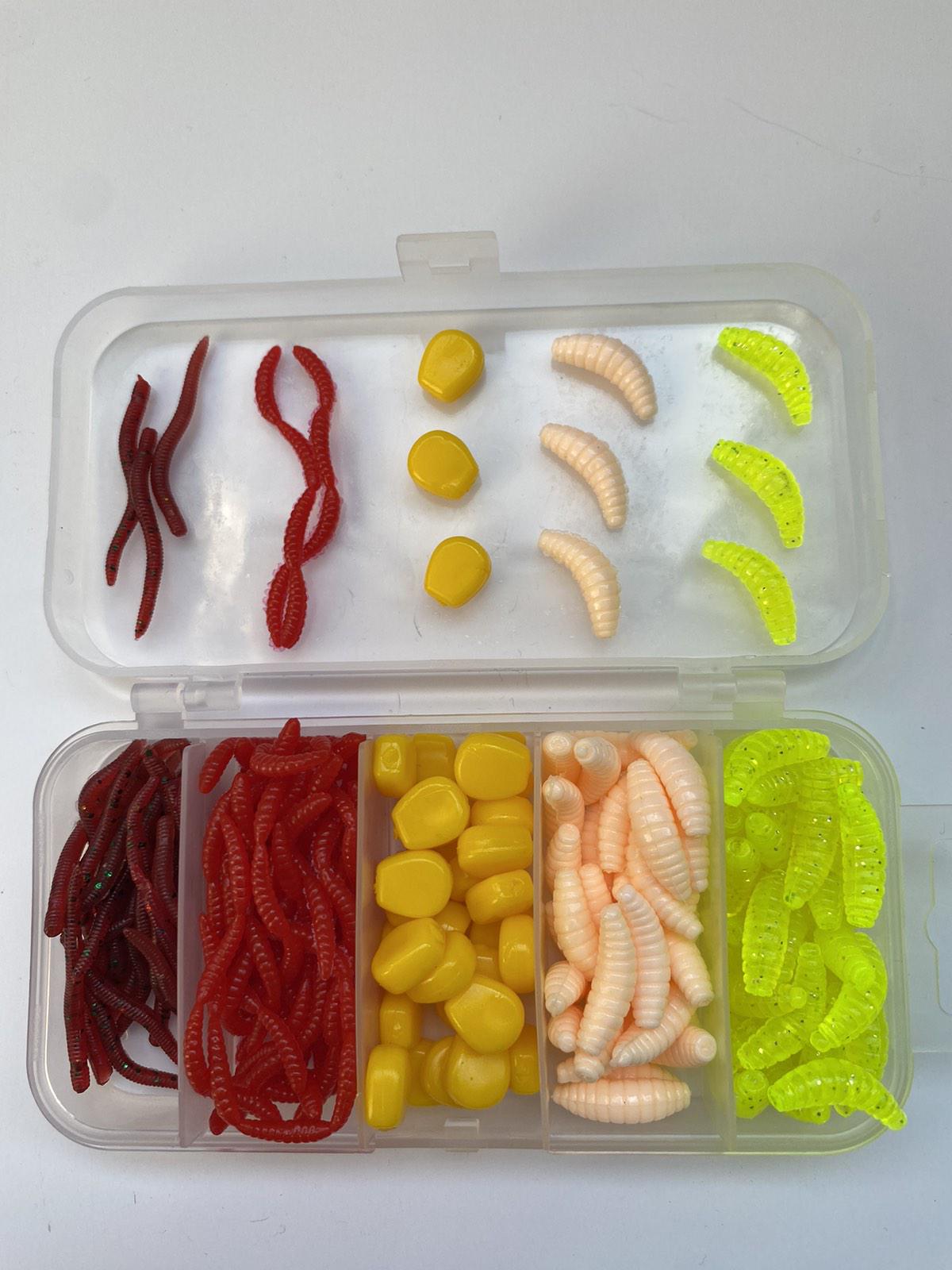 Набор японских силиконовых приманок для рыбалки 150 шт. - фото 2 Набор японских силиконовых приманок для рыбалки 150 шт. - фото 2